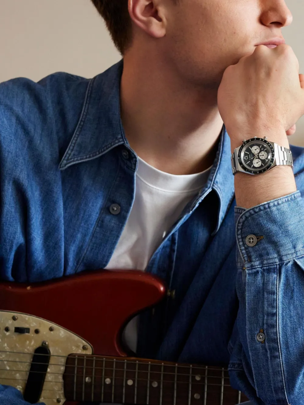 ✨入手困難✨ COGU　トライアングル　クロノグラフ　デイト　ローマン ミックス TIMEX Q Timex クロノグラフ 40mm | ブルー | FARFETCH JP