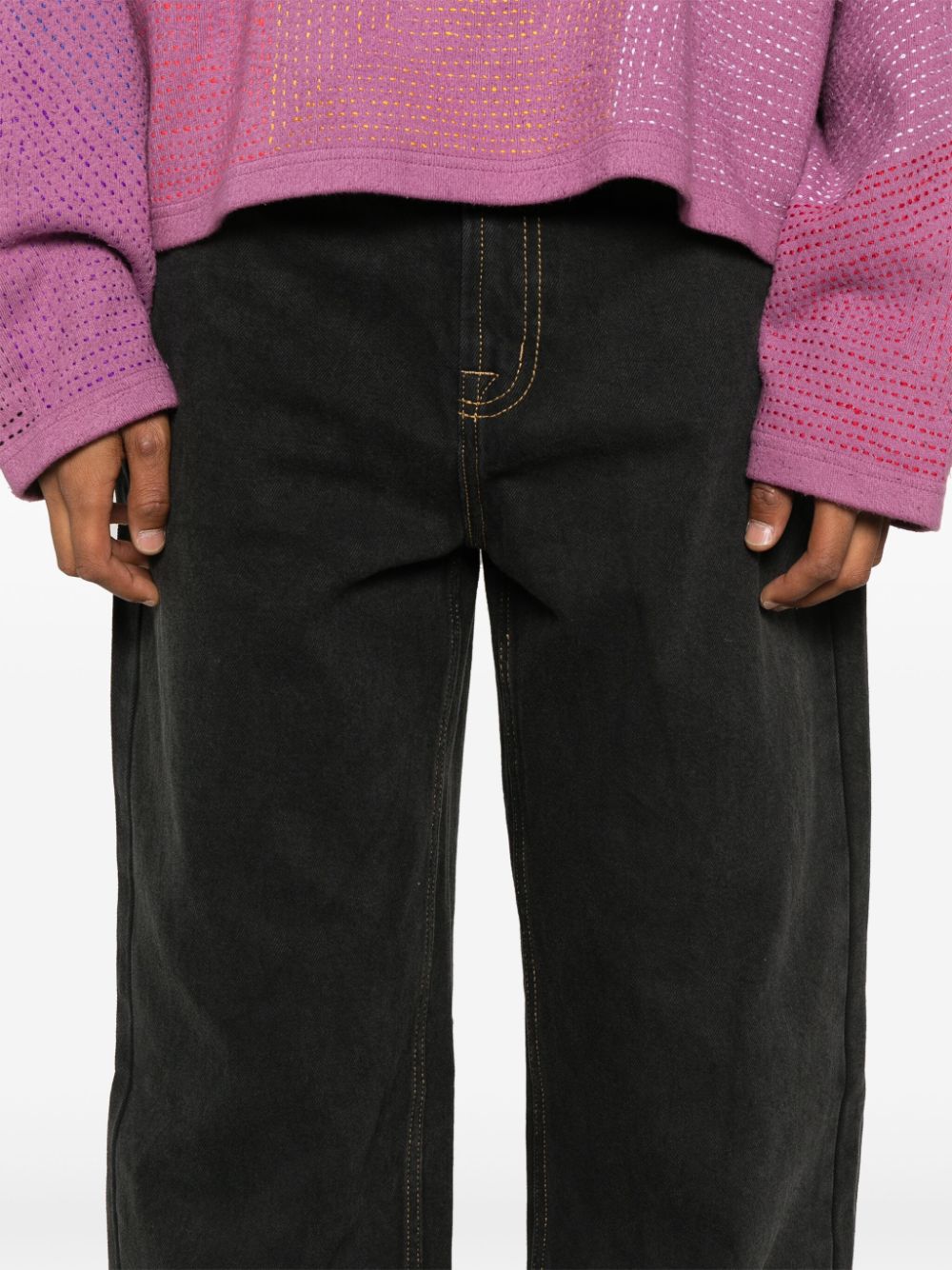 Shop Glass Cypress Straight-leg Jeans In Blau