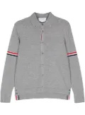 Thom Browne striped wool buttoned jumper - Grey