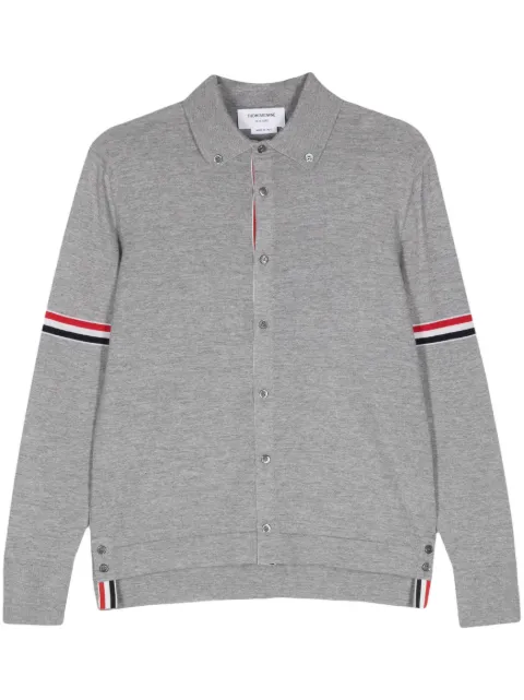 Thom Browne striped wool buttoned jumper