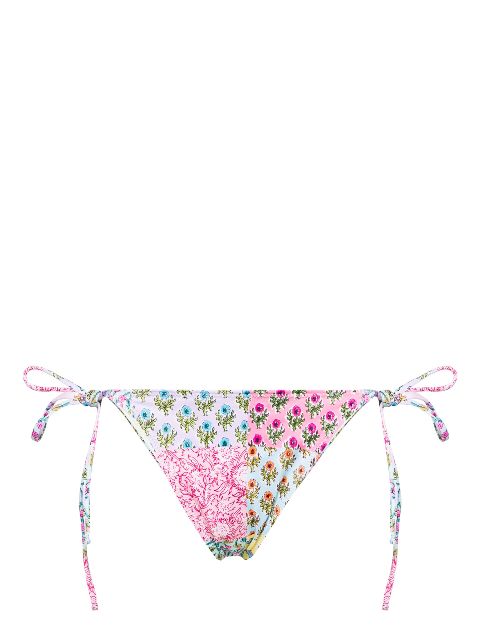 MC2 Saint Barth patchwork-print bikini bottoms Women