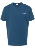 MC2 Saint Barth logo-embroidered cotton T-shirt - Blue