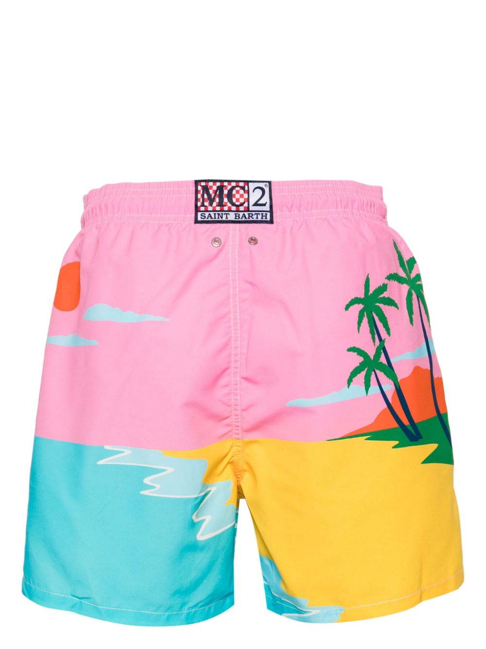 MC2 Saint Barth Gustavia Placed swim shorts - Roze