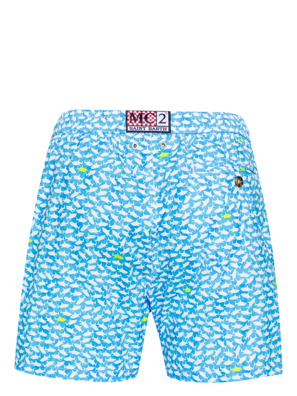 MC2 Saint Barth Comfortlight Balika-print swim-shorts - Blauw
