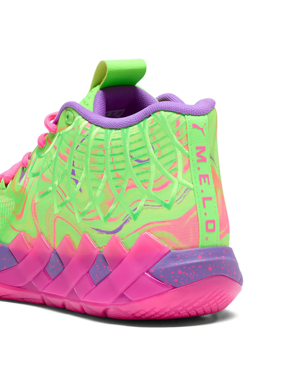 PUMA MB.01 Inverse Toxic "Purple Glimmer Knockout Pink-Green" sneakers