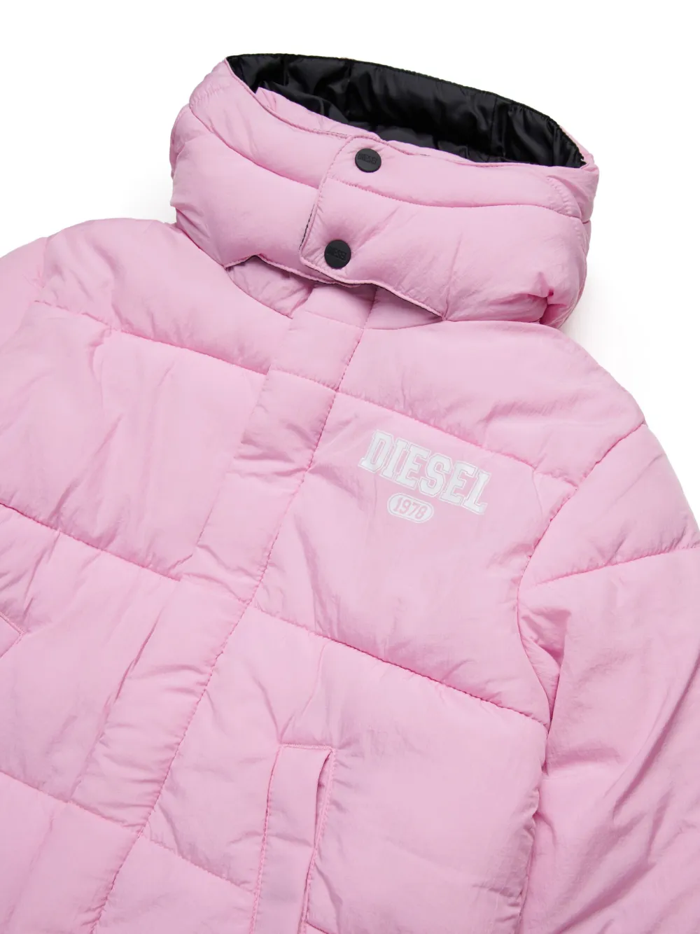 Diesel Kids logo-print Padded Jacket | Pink | FARFETCH
