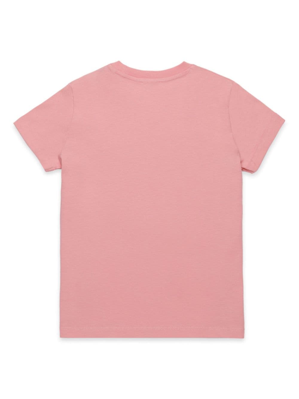 Shop Diesel Logo-print Cotton T-shirt In Pink