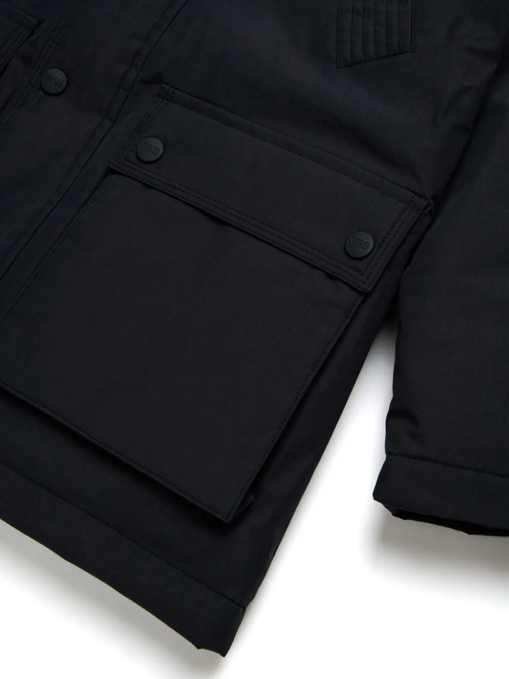 Diesel Kids Jack met capuchon Zwart