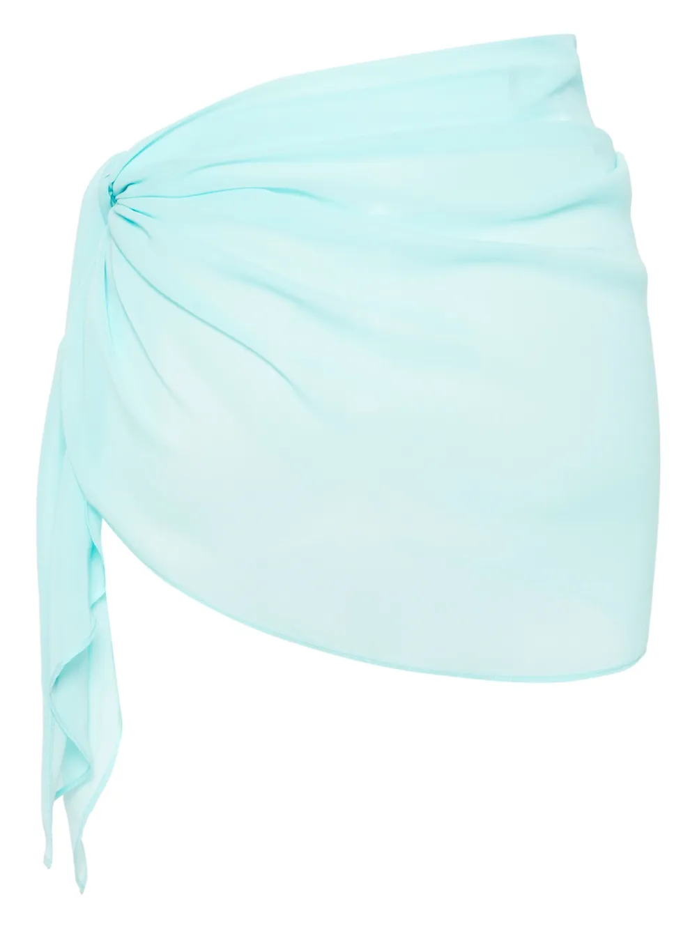 MC2 Saint Barth georgette sheer beach cover-up - Blauw