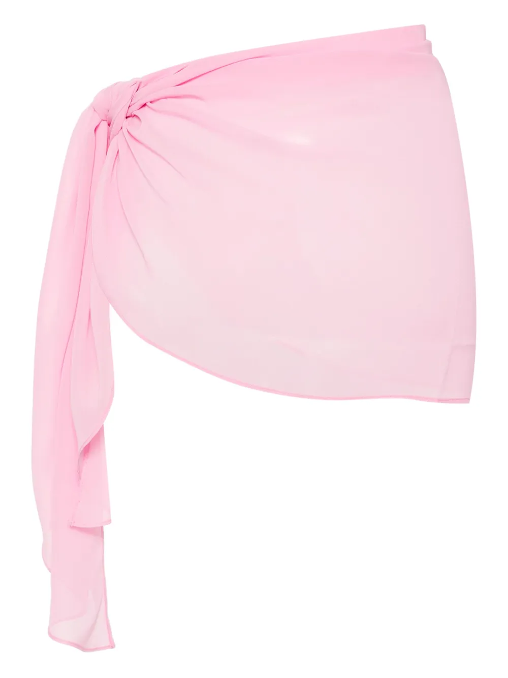 MC2 Saint Barth georgette sheer beach cover-up - Roze