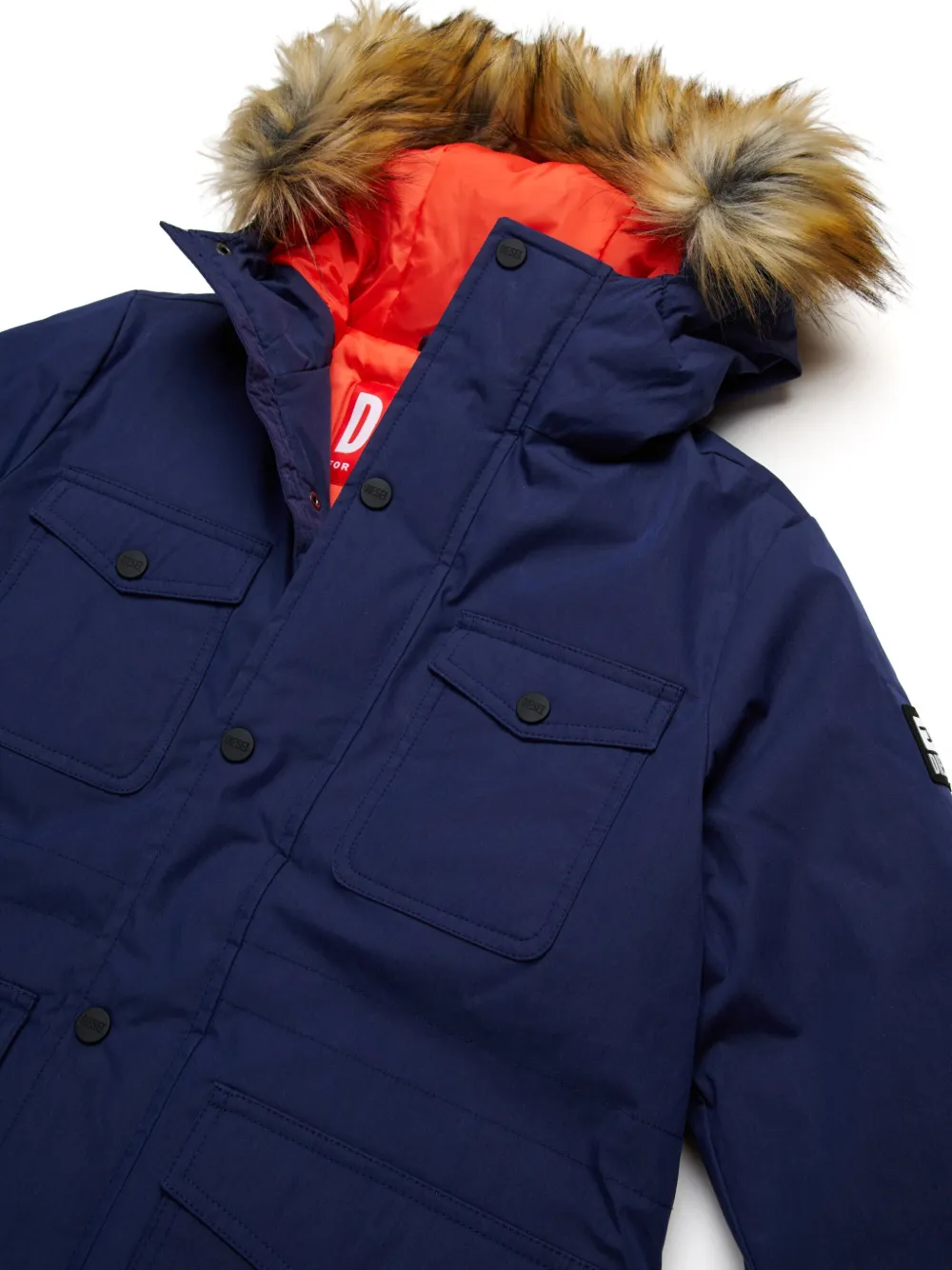 Diesel Kids Jaster donsjack Blauw