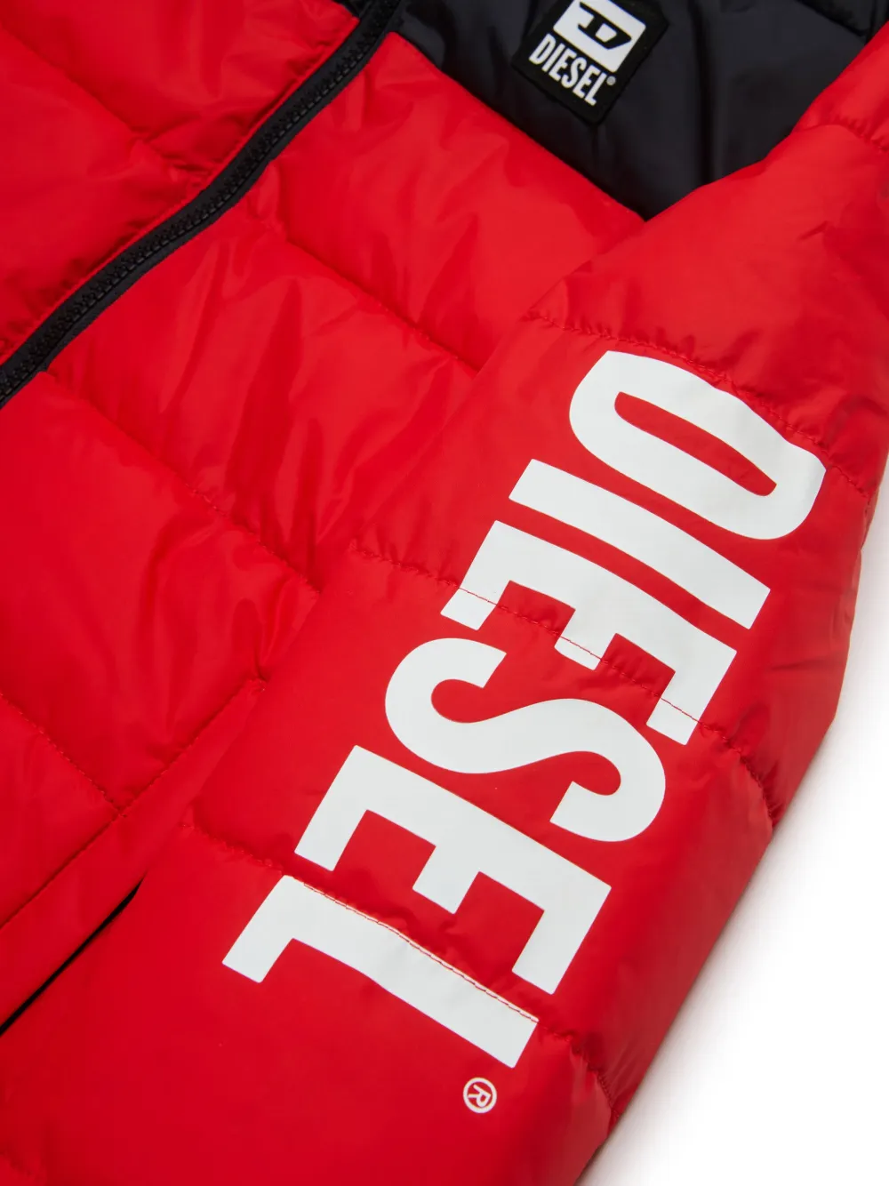 Diesel Kids Gewatteerde jas Rood