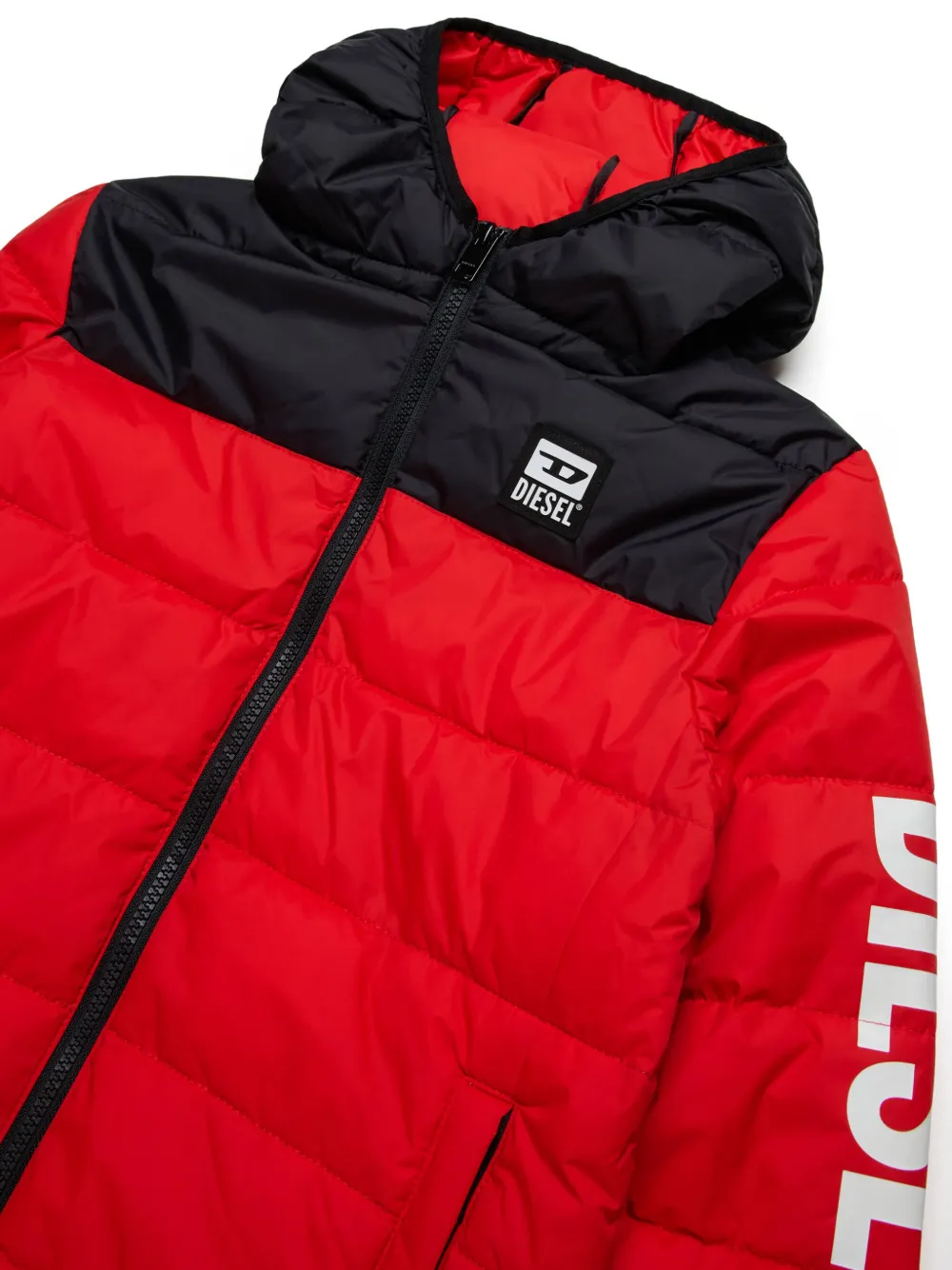 Diesel Kids Gewatteerde jas Rood