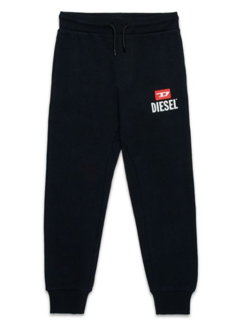 Diesel Kids logo-print cotton joggers 