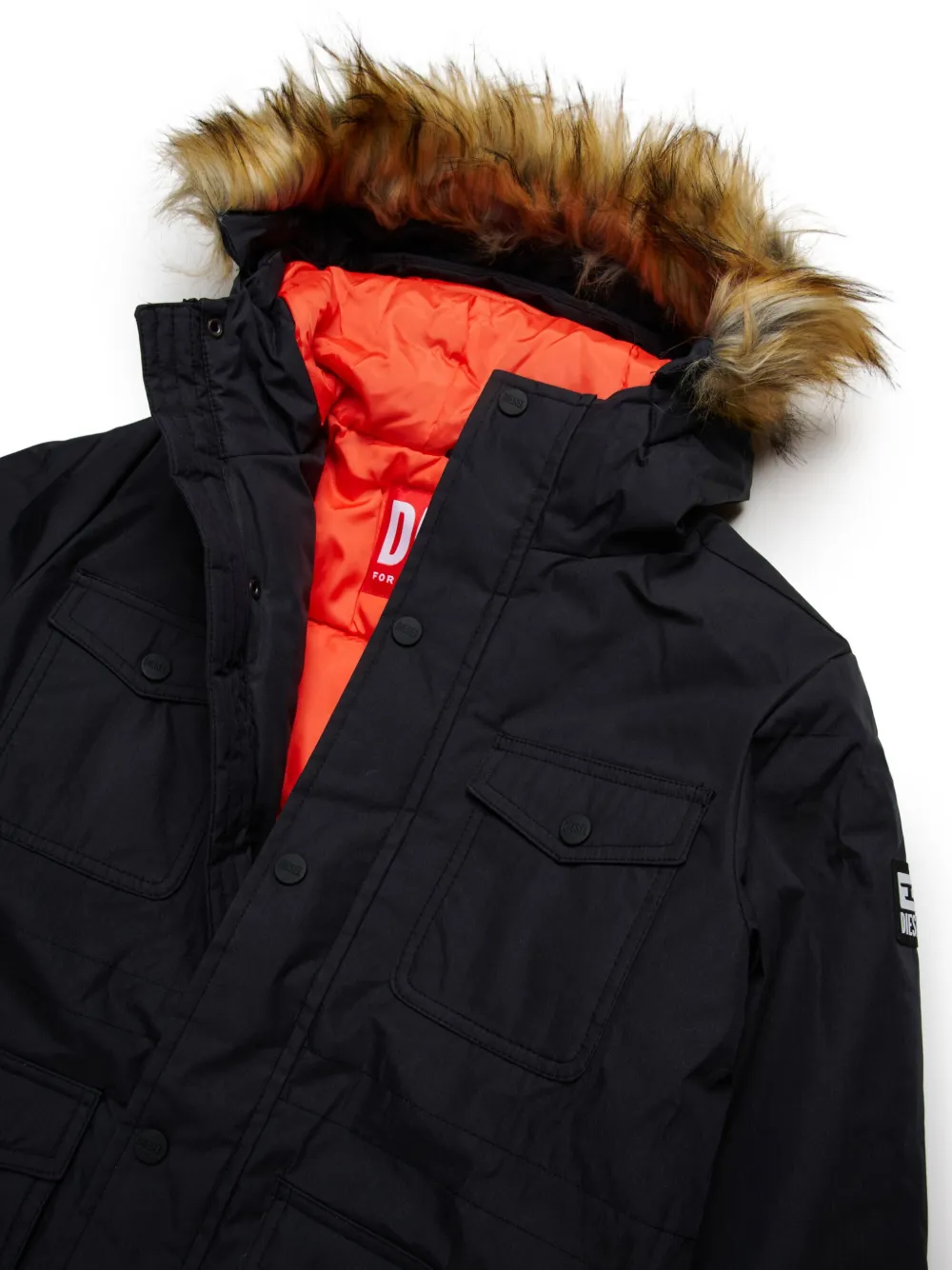 Diesel Kids Jaster donsjack Zwart