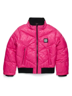 Girls padded bomber jacket best sale