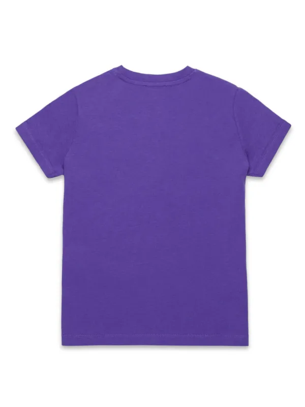 Diesel Kids sequin-embellished Cotton T-shirt | Purple
