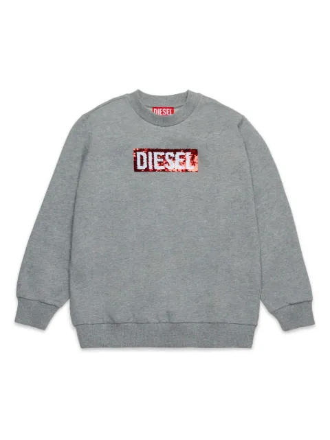 Diesel Kids sequin-embellished cotton sweatshirt