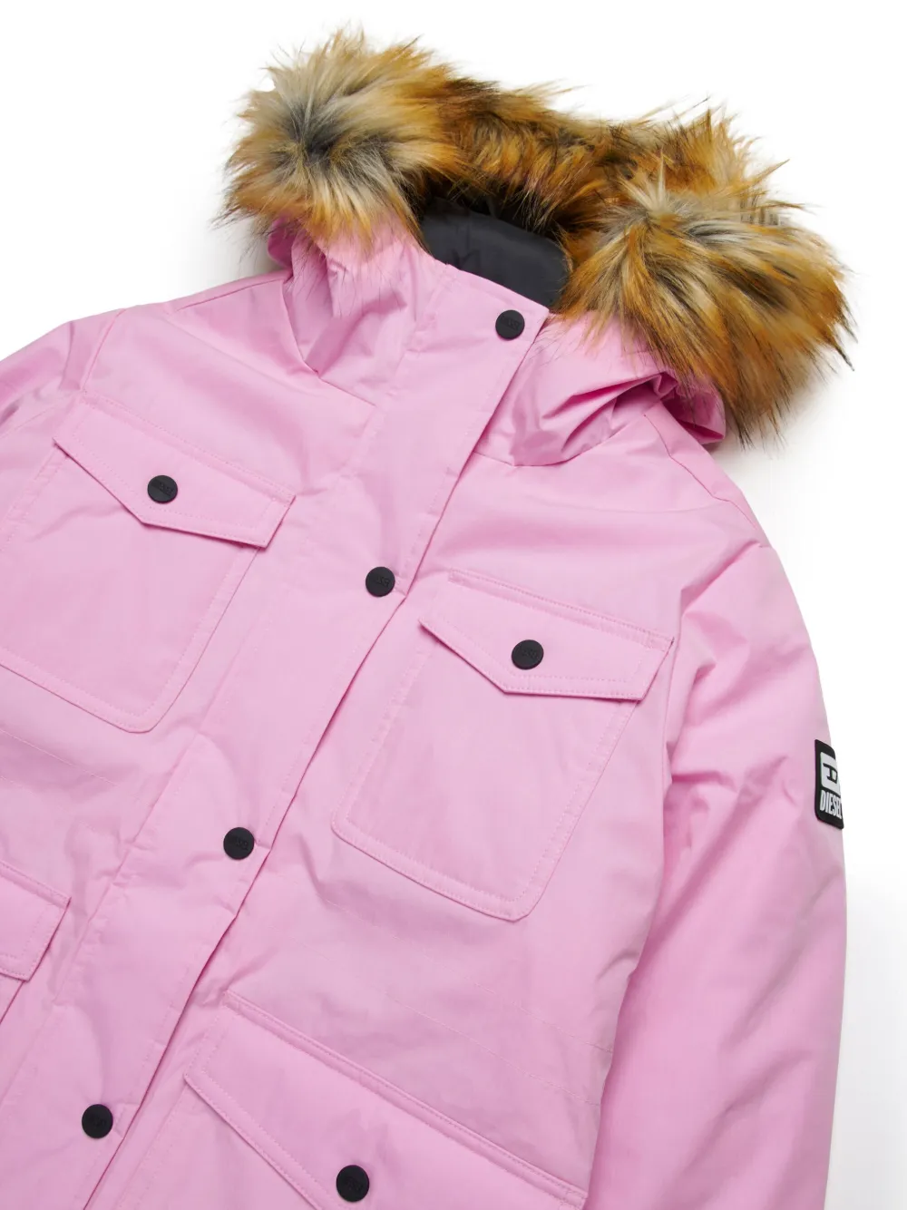 Diesel Kids Gewatteerde jas Roze