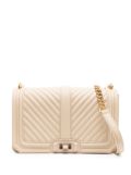 Rebecca Minkoff Love leather crossbody bag - Neutrals