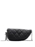 Burberry Shield Lock leather shoulder bag - Black