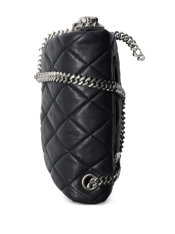 ショルダーバッグ・ポシェット Burberry Ll Sm Shield Chain Flap Qql Burberry Small Shield Quilted Leather Shoulder Bag