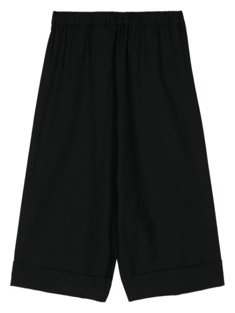 drop-crotch wool trousers