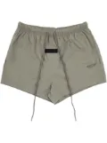 FEAR OF GOD ESSENTIALS logo-appliqué track shorts - Grey