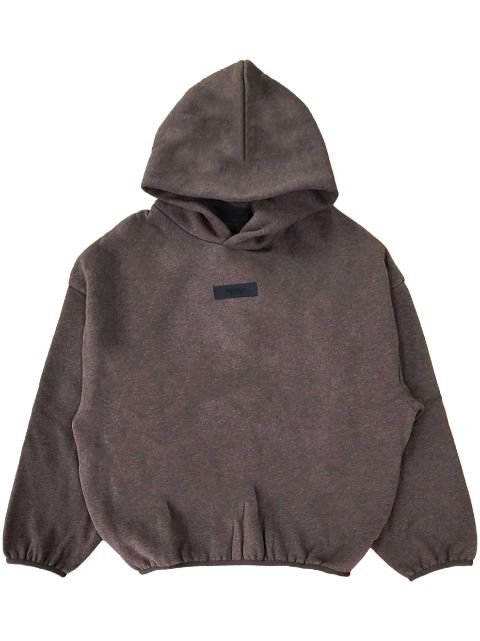 FEAR OF GOD ESSENTIALS front logo patch hoodie