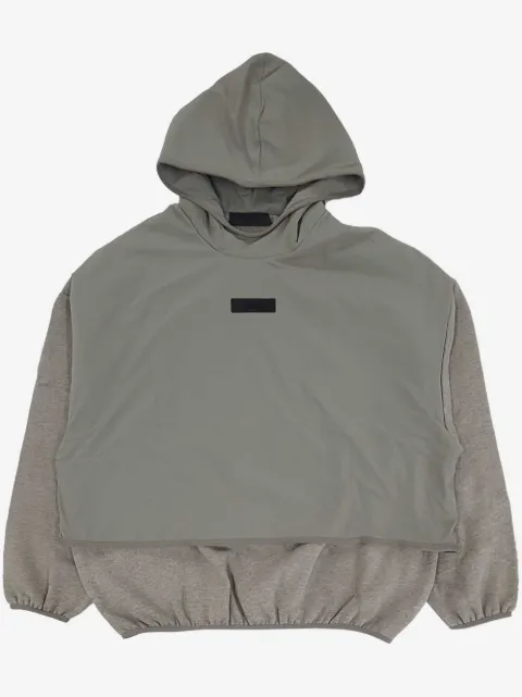 FEAR OF GOD ESSENTIALS hoodie con paneles y parche del logo