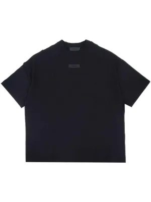 FEAR OF GOD ESSENTIALS クルーネック Tシャツ | ブラック | FARFETCH JP