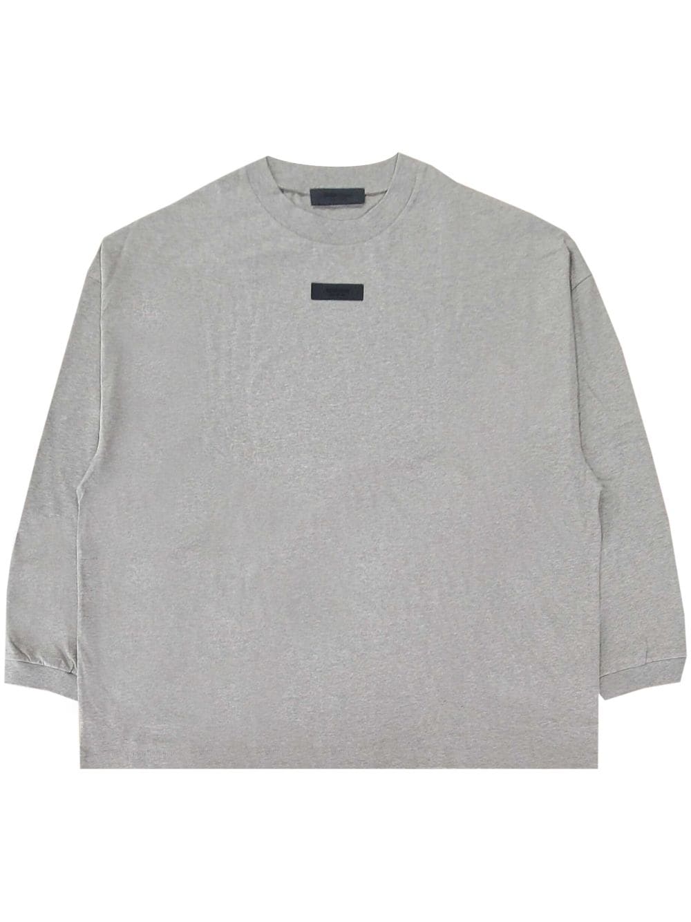 Essentials Logo-appliqué Cotton T-shirt In Gray