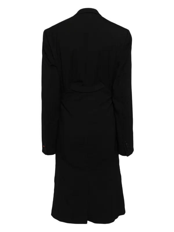 HODAKOVA Panelled single-breasted Coat | Black | FARFETCH