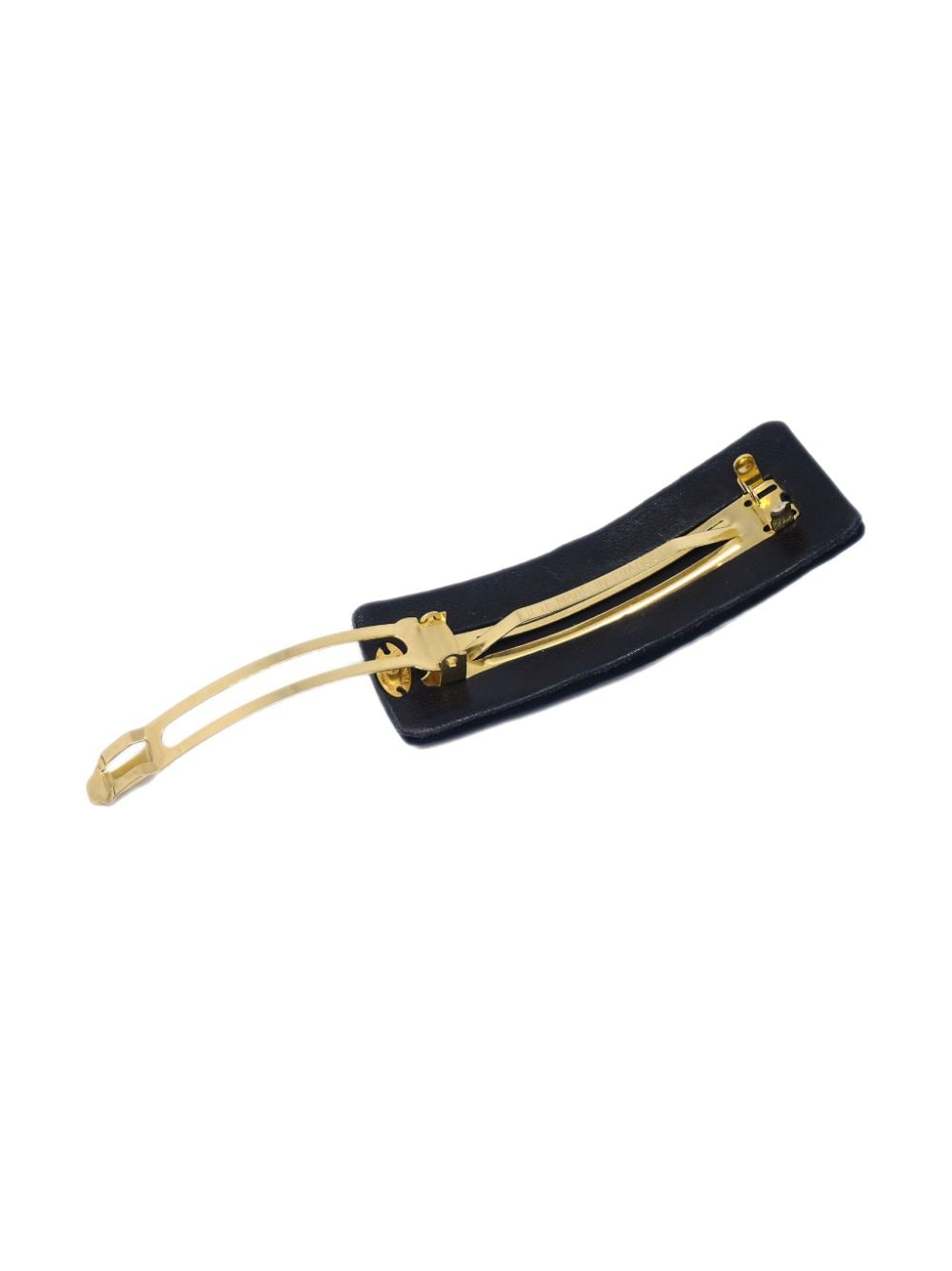 Pre-owned Chanel 1990-2000s Cc Hair Clip In Black