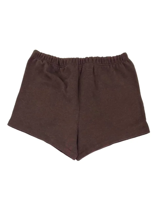 FEAR OF GOD ESSENTIALS logo-appliqué Track Shorts | Brown