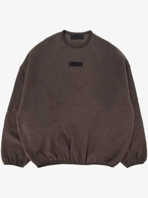 FEAR OF GOD ESSENTIALS logo patch elasticated waistband sweatshirt