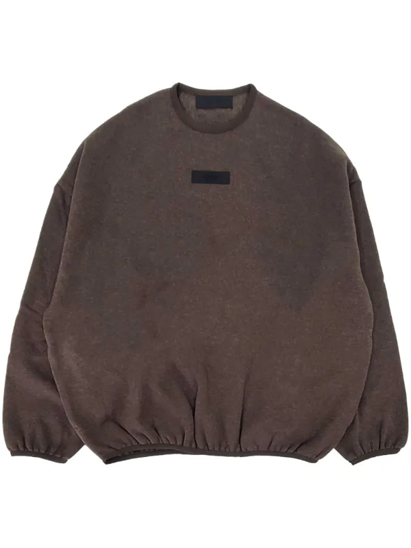 FEAR OF GOD ESSENTIALS Sweat à Patch Logo Marron FARFETCH FR