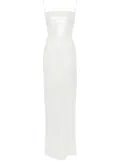 Nensi Dojaka sequinned maxi dress - White