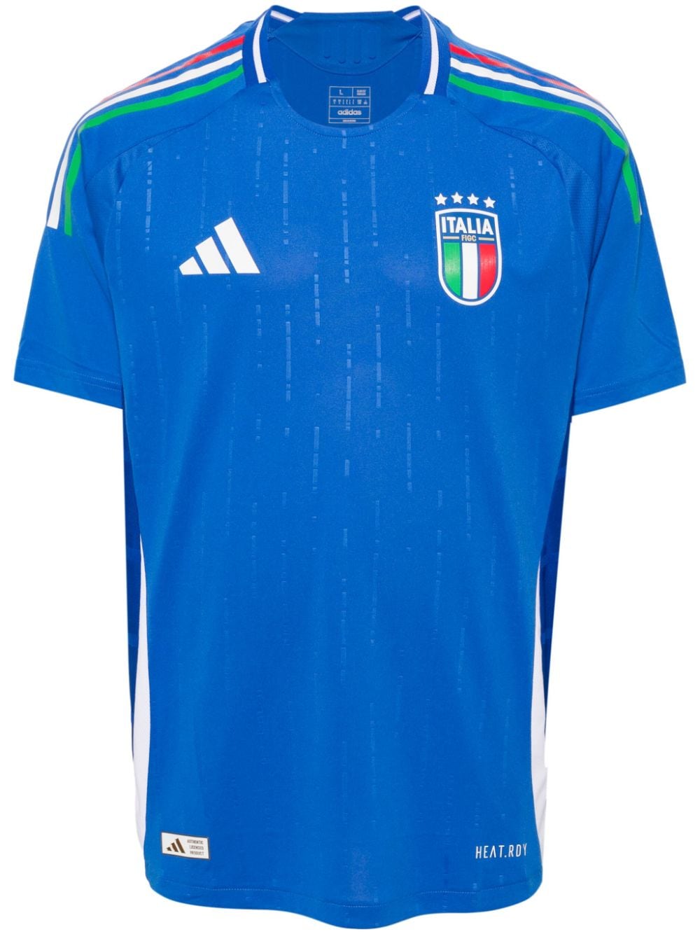 adidas Italy 2024 Home recycled-polyester T-shirt - Blu