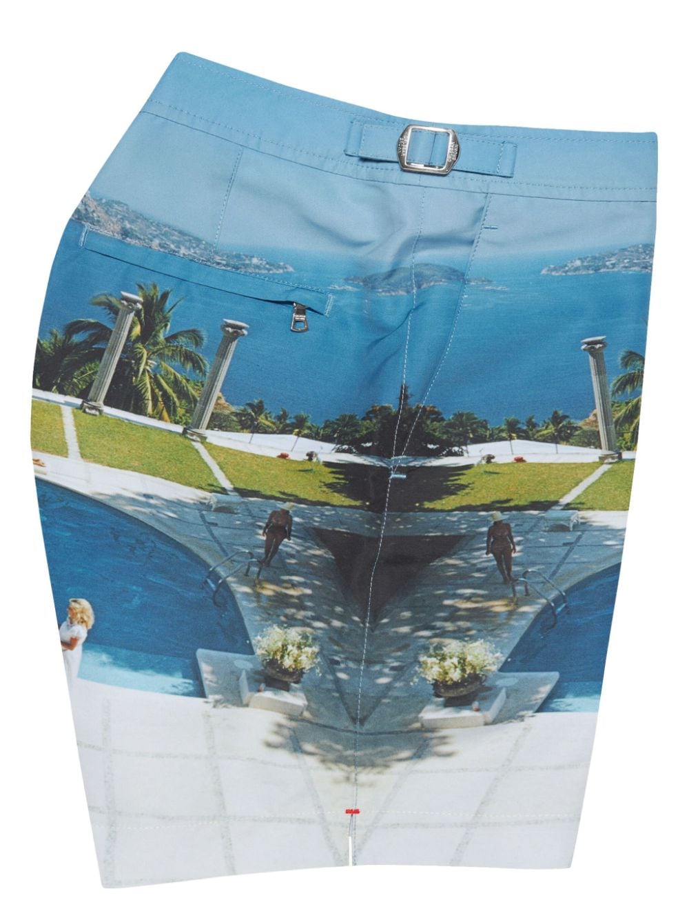 Orlebar Brown Bulldog Photographic-print swim shorts - Blauw