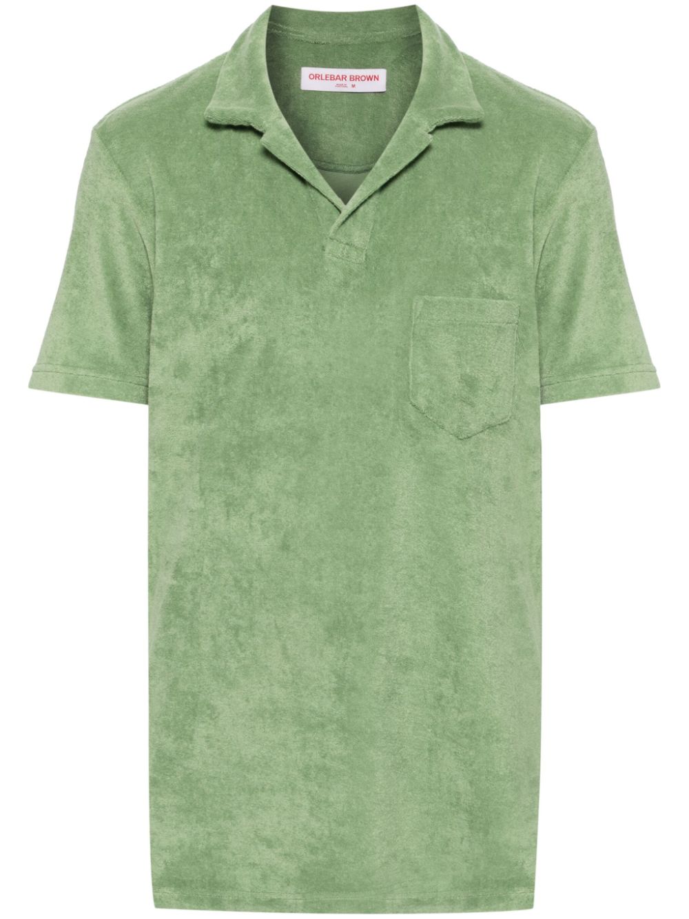 Orlebar Brown Terry poloshirt van badstof FRESH LAWN