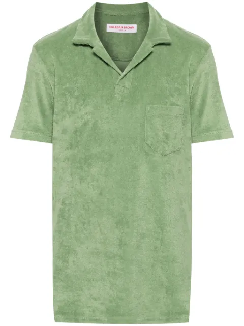 Orlebar Brown Terry towelling polo shirt