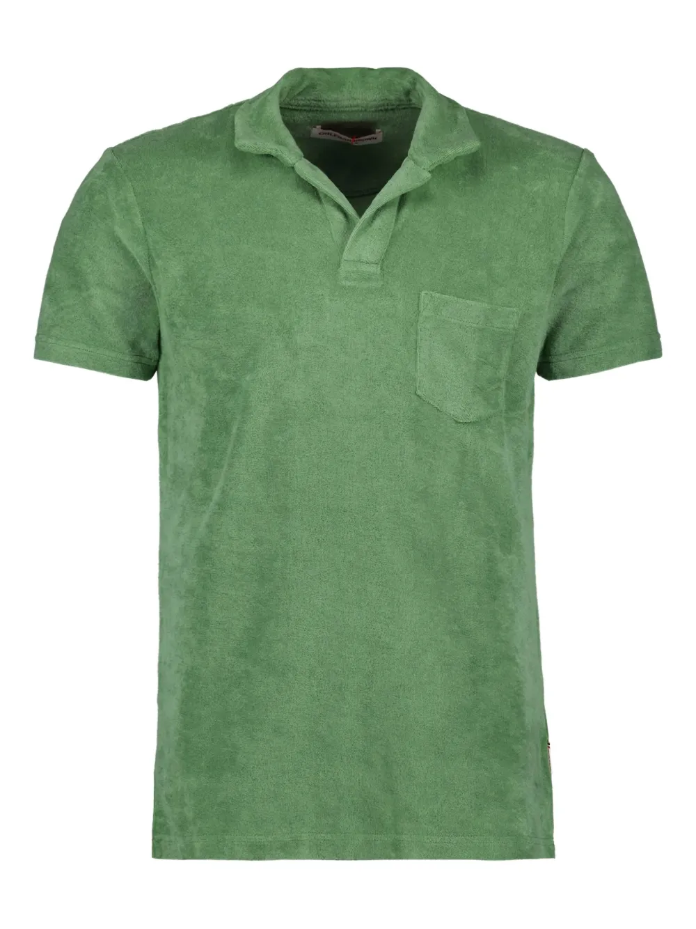 Orlebar Brown Terry towelling polo shirt | Green | Image 1