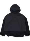 FEAR OF GOD ESSENTIALS front logo patch panelled hoodie - Black