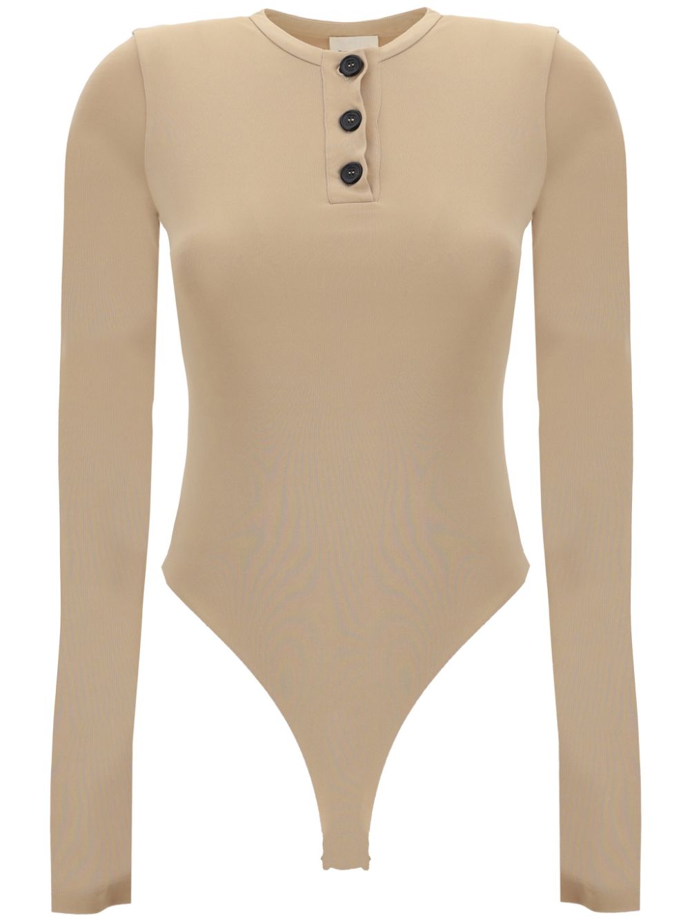 KHAITE The Janelle bodysuit - Neutrals