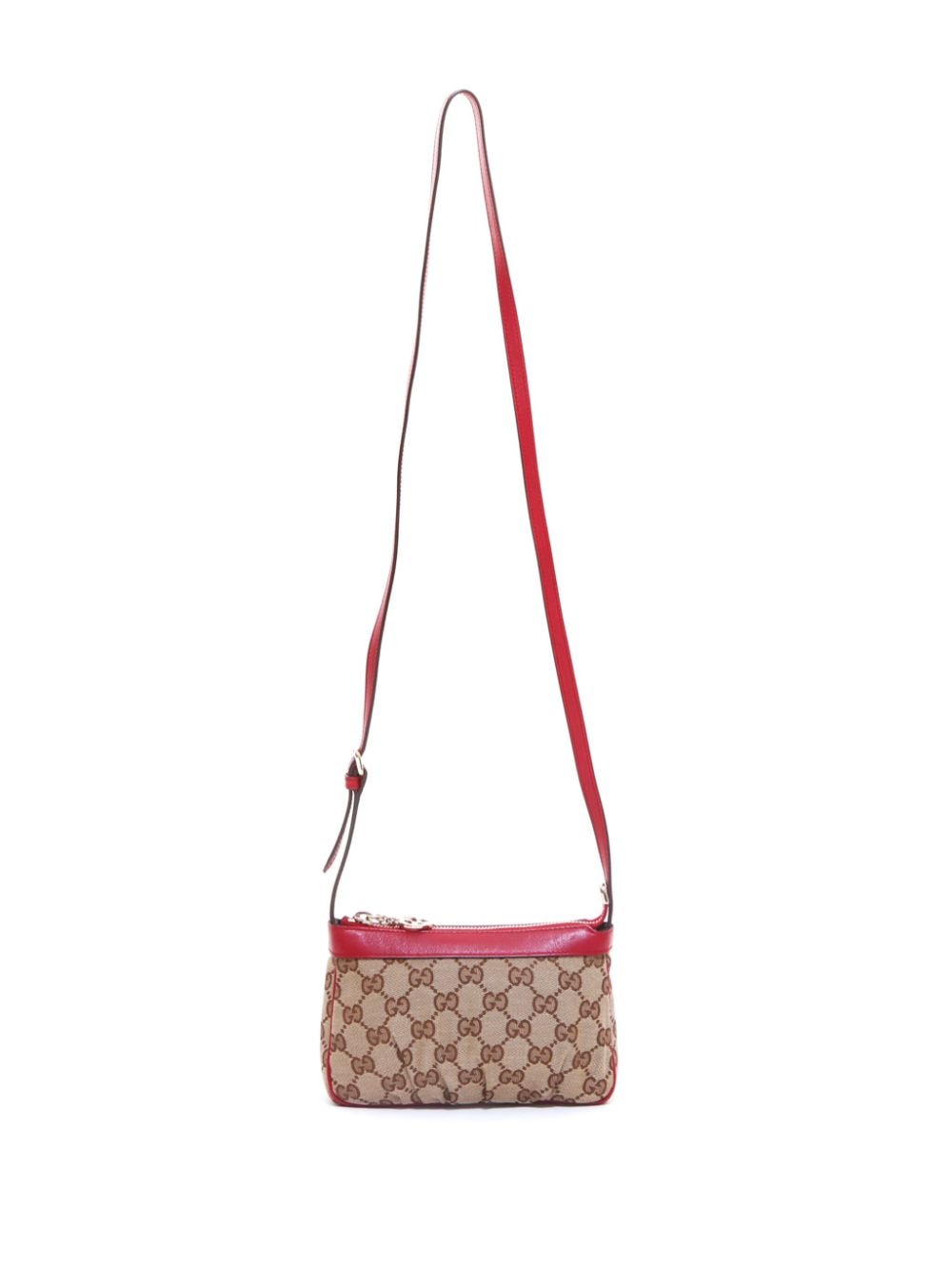Pre-owned Gucci Gg Damier Jacquard Cross Body Bag In Neutrals