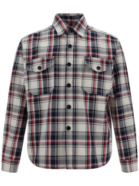 Fortela check-pattern cotton shirt 