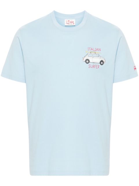 MC2 Saint Barth x Fiat 500 Spiaggina-print T-shirt Men