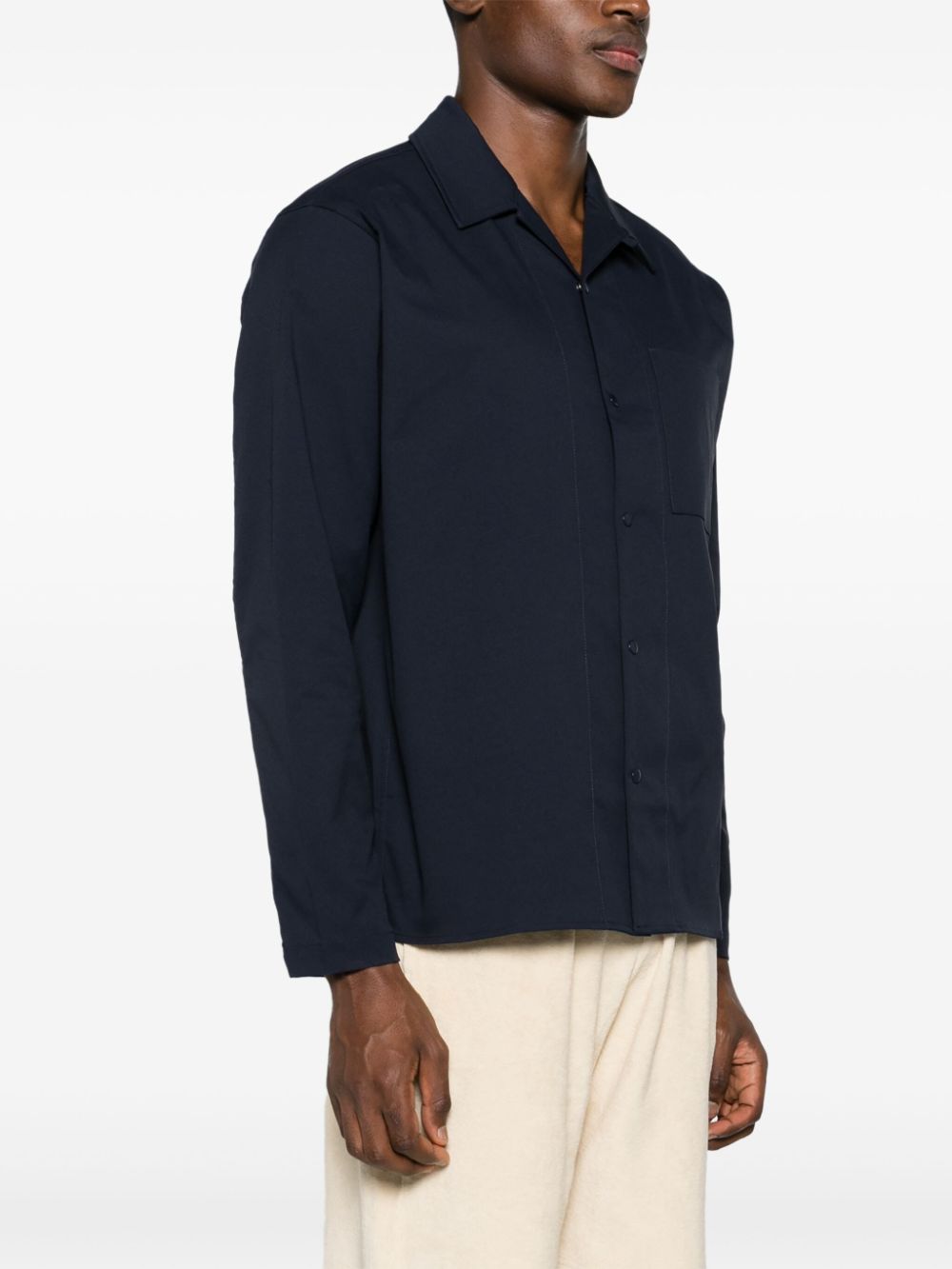 NORSE PROJECTS CARSTEN PRESS-STUD SHIRT 