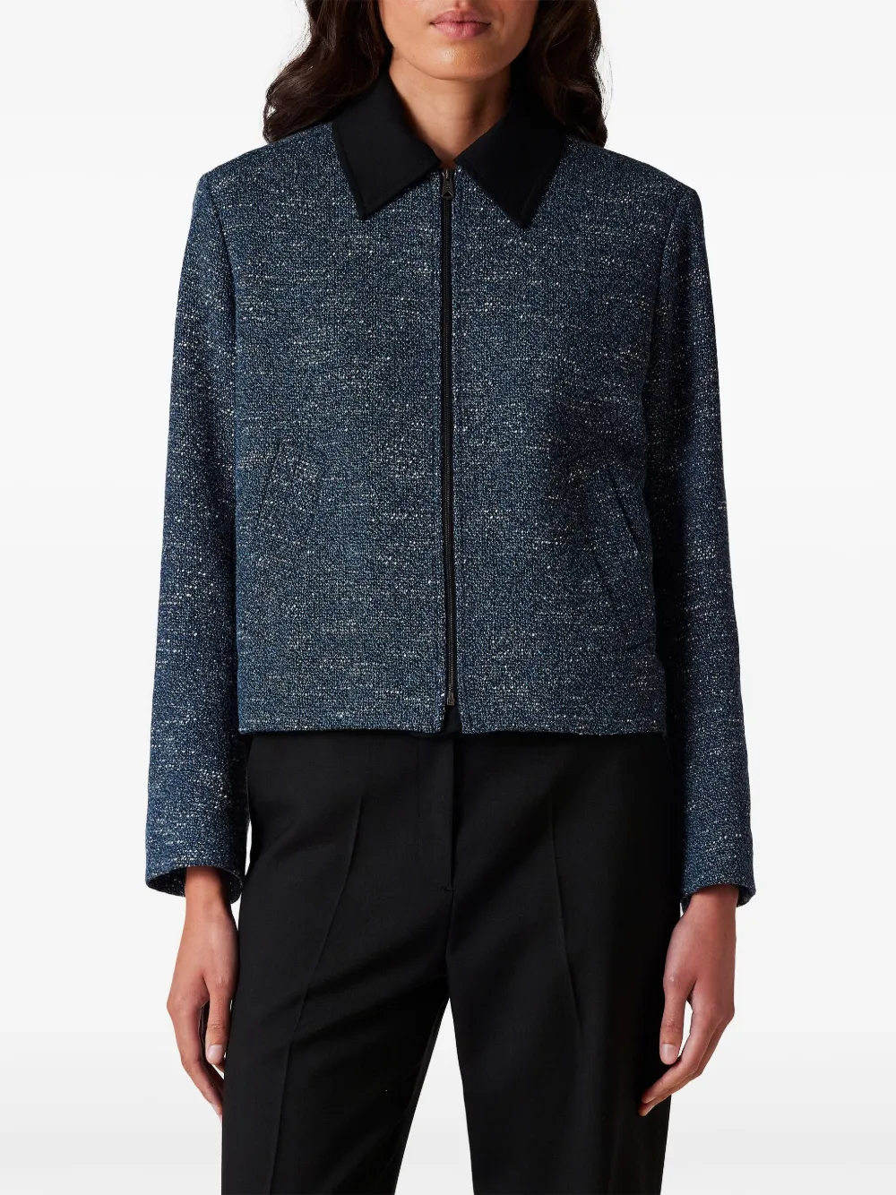 Paul Smith Tweed Jacket | Blue | FARFETCH